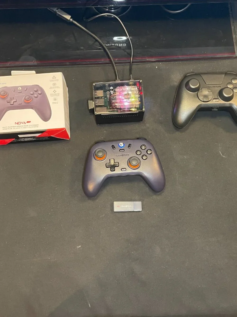 Raspberry Pi 4 8gb 1tb m.2 SSD Retropie With Gamesir Controller And Accessories